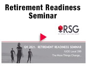 Retirement Readiness Seminar Recap